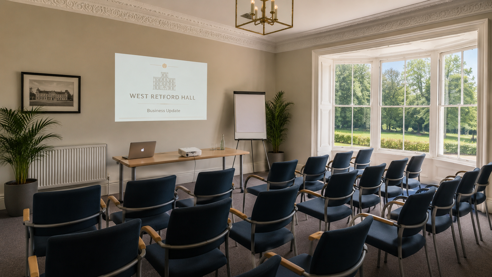 Professional workspace at West Retford Hall